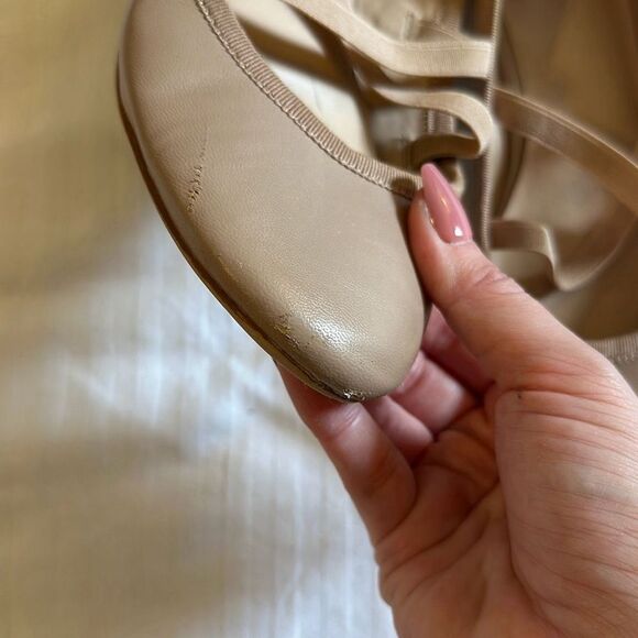 Kelly & Katie Womens Leather Bolshoi Slip-On Ballet Shoes Tan Size 7 - Picture 5 of 8